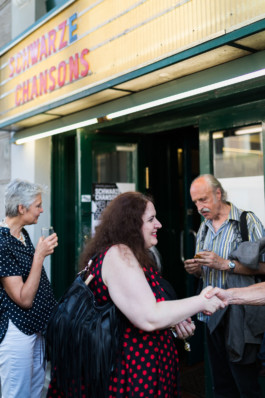 Joachim Lothar Gartner, Judith Brandner und Besucher 