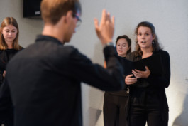 chorus ALEA unter der Leitung von Matthias Schoberwalter 