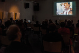 Screening von Oswald Wiener Tischbemerkungen November 1985 von VALIE EXPORT 