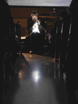 Performance von Fritz Ostermayer und der schule für dichtung 