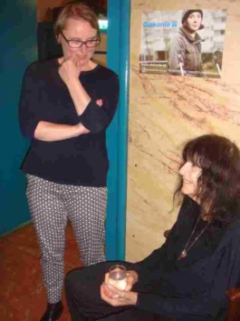 Ulrike Tauss und Friederike Mayröcker 