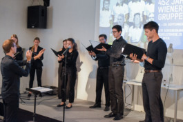 Fuge aus der Geographie von Ernst Toch aufgeführt von chorus ALEA unter der Leitung von Matthias Schoberwalter 