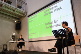 Sprachspiel. Biennale West.